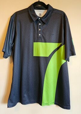 7 Eleven Small Adult Polo Shirt Uniform Work Shorts Sleeve Black Green W/ Defect